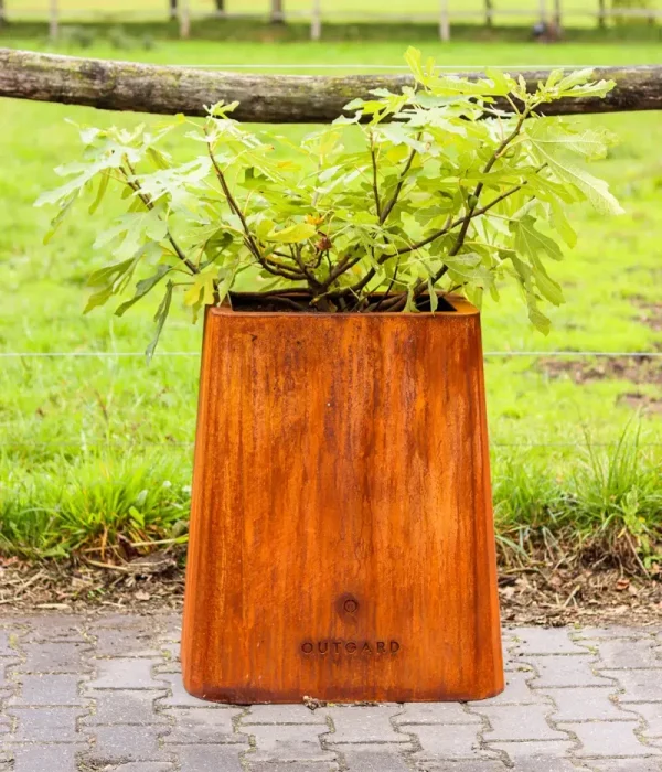 OUTGARD Loft Quadrata cortenstalen plantenbak